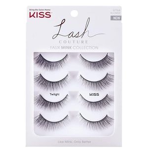 Kiss Lash Couture Faux Mink-Twilight 4 pack